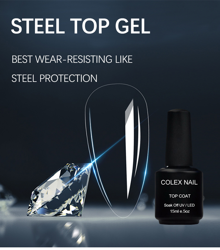 Efek Sampurna saka Gel Top Coat