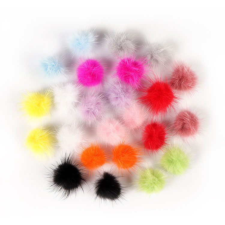24 Piece Nail Pom Fluffy Ball