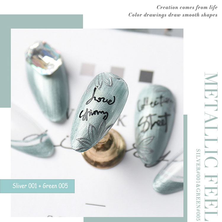 Ukuran 3D Ukiran Metallic Gel Poland