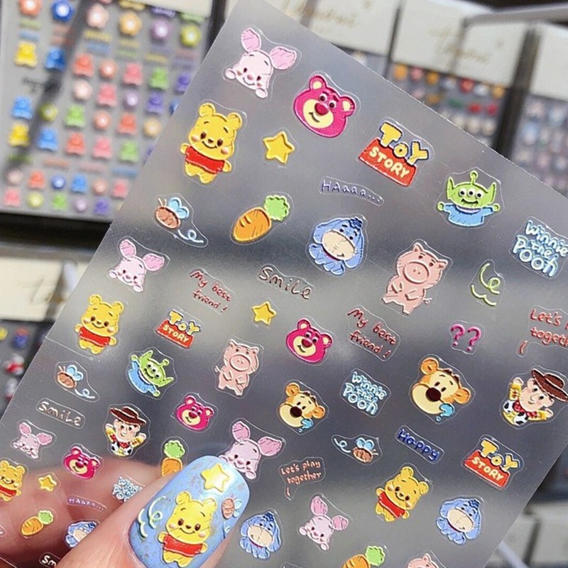 Stiker Kuku Self-Adhesive Kartun