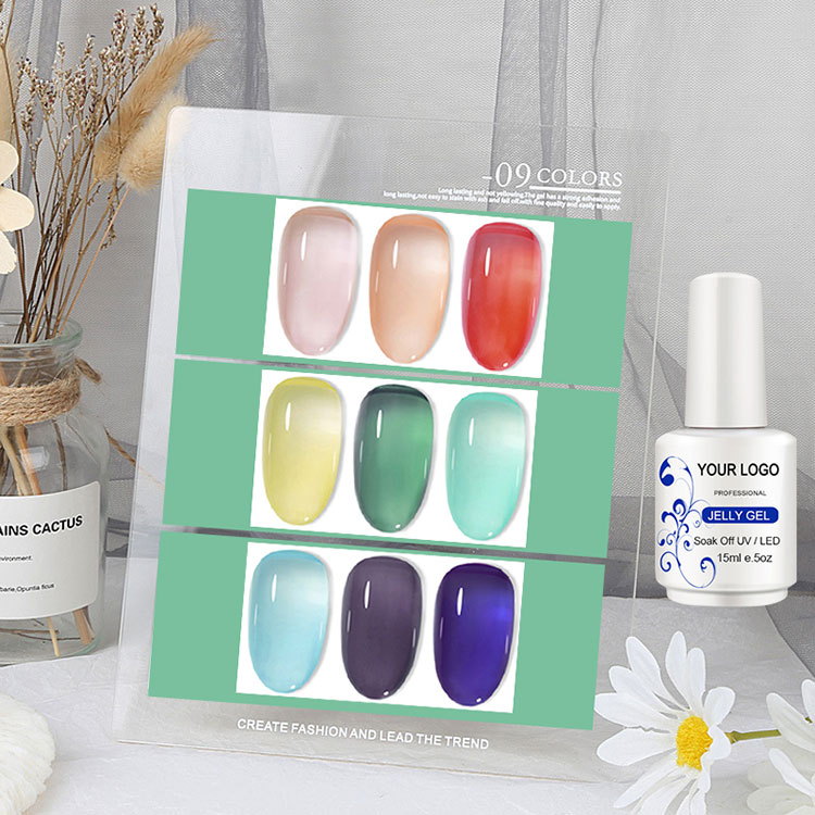 Efek Kaca Werna Ice Jelly Gel Poland