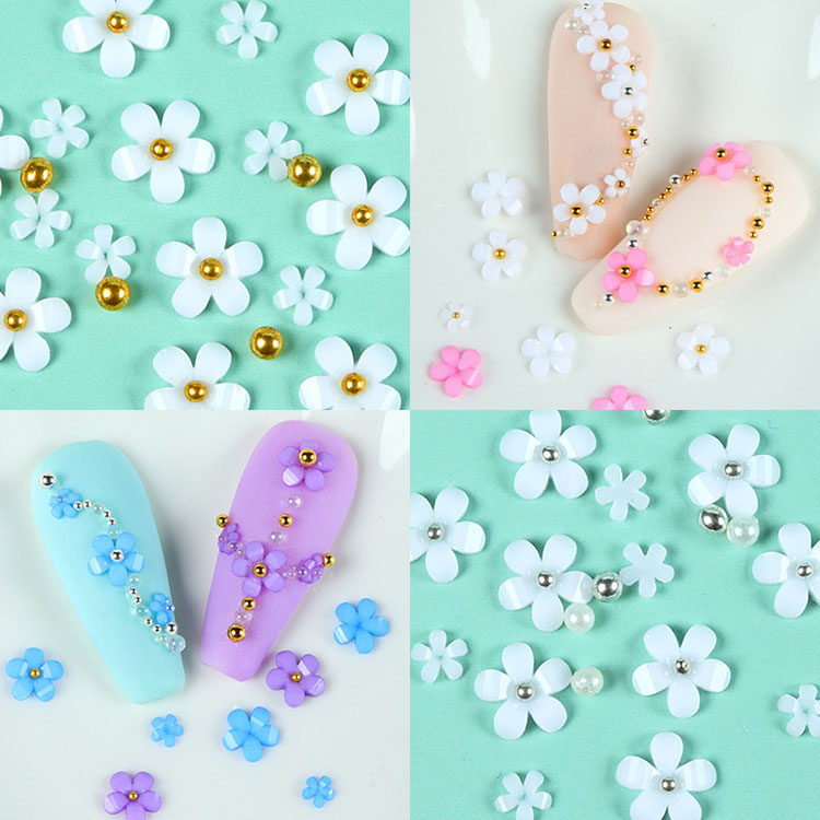 Aksesoris Nail Art Bunga