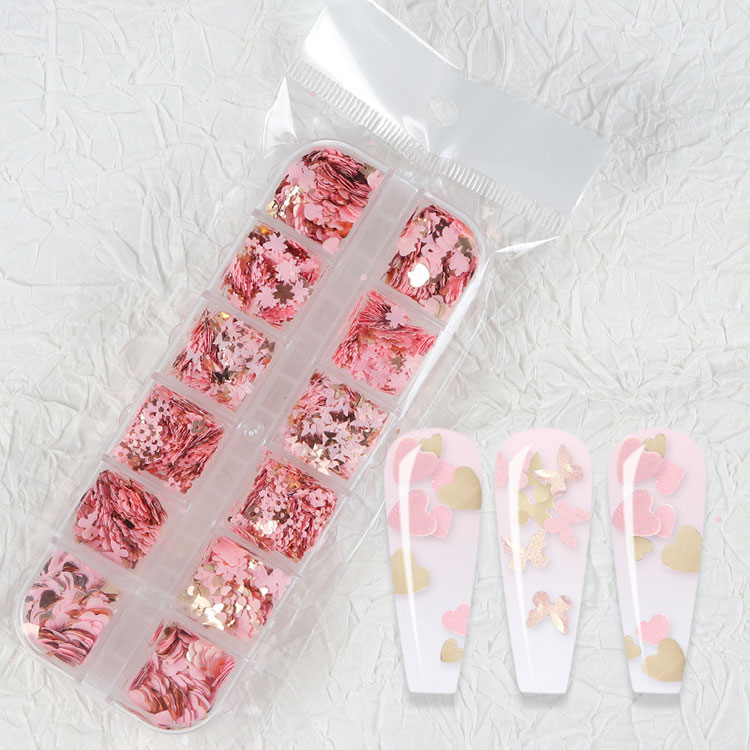 Kembang Kuku Glitter Payet