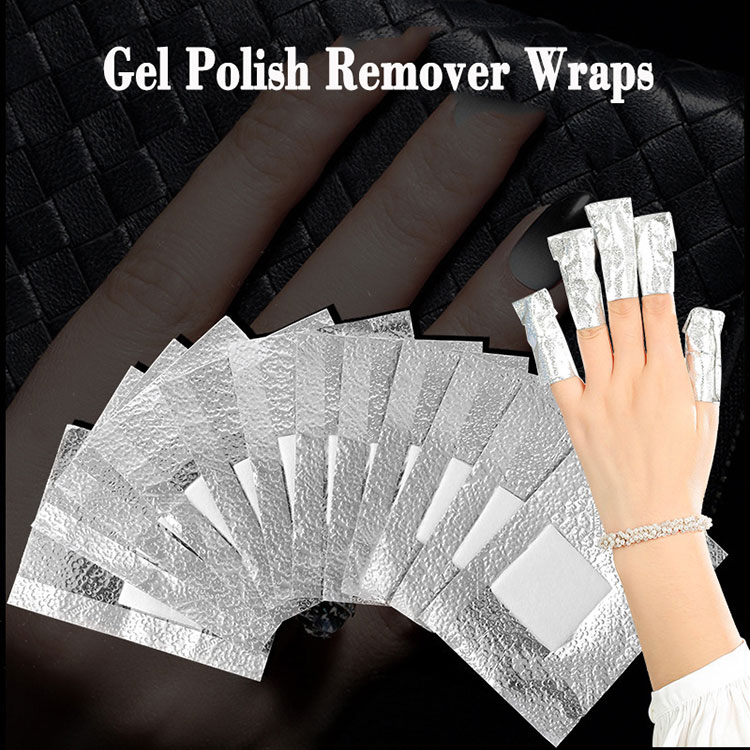 Gel Nail Polish Remover Bungkus Foils