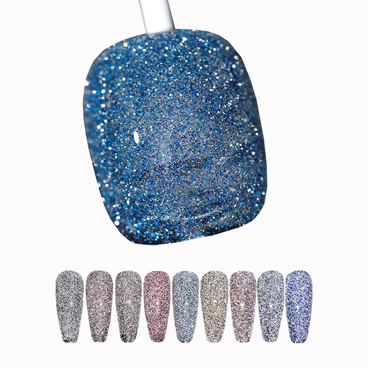 Werna Glitter diganti Polandia Gel