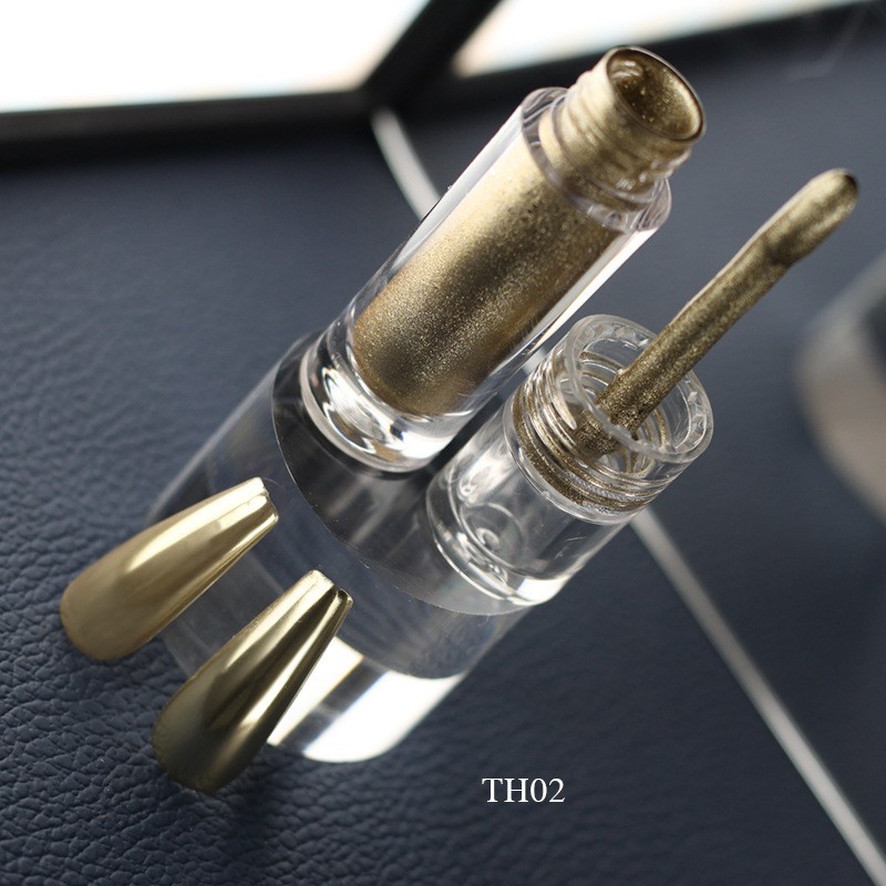Metallic Nail Painting Cairan Mirror Nail Powder