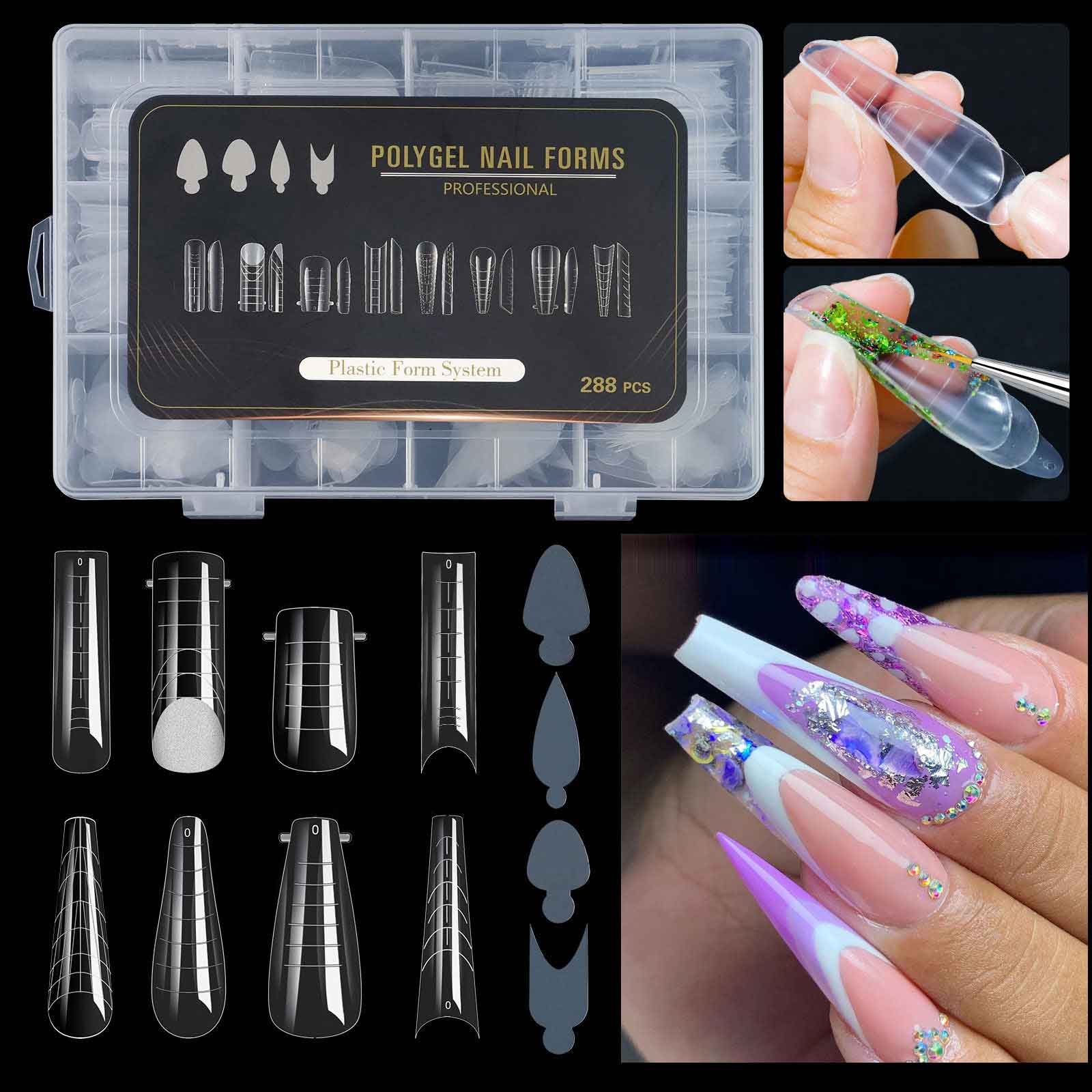 Nggawe Formulir Ekstensi Sistem Nail Gel kanthi cepet